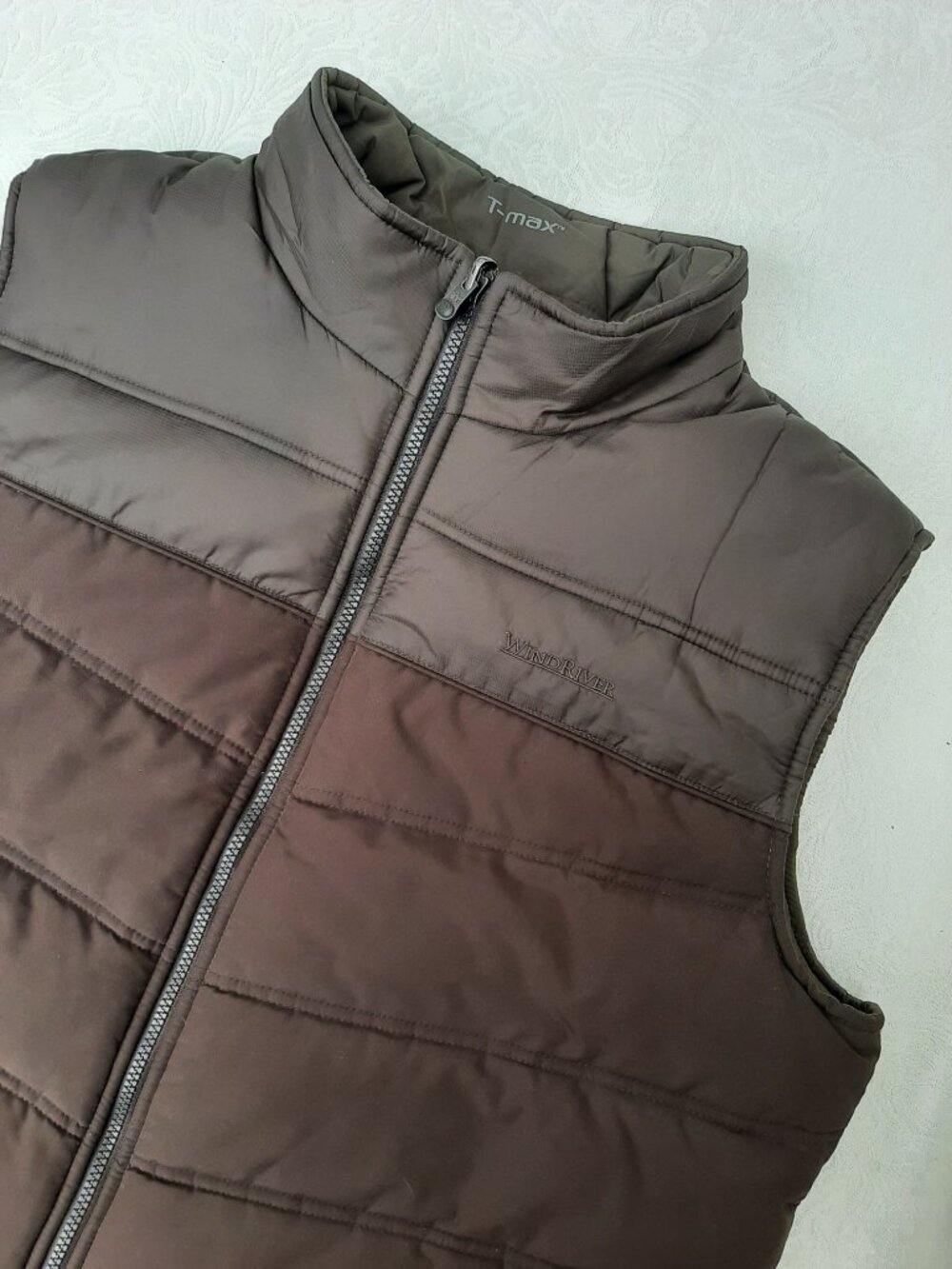Brown Puff Vest